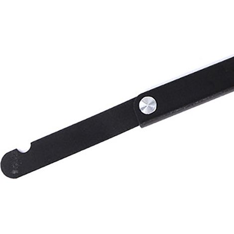 Cintre de voyage, pliable, en alliage d'aluminium haute résistance et léger, noir Tirp, cintre pliable portable pour une utilisation à domicile. (1/5)