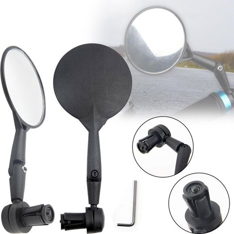 Bike Rearview Mirror Socket Reflector, 360 Degree Rotatable Socket Reflector (1/5)