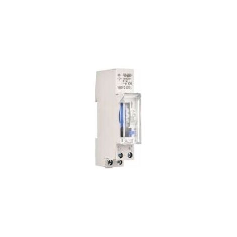 Minuteur numérique LCD, AC 220V Minuterie Montée sur Rail, 16 Groupes de Commutation LCD Interrupteur horaire programmable hebdomadaire Relais temporisé (1/4)