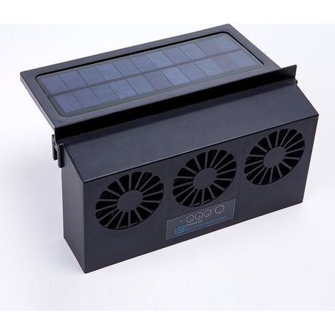 Ventilador de extracción solar para ventana de coche, extracción de aire automática
