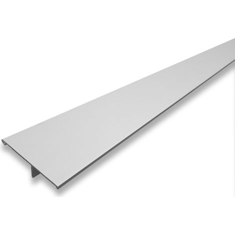 Blende Laufschienenblende silber 1810x60mm Klick-Technik (1/4)