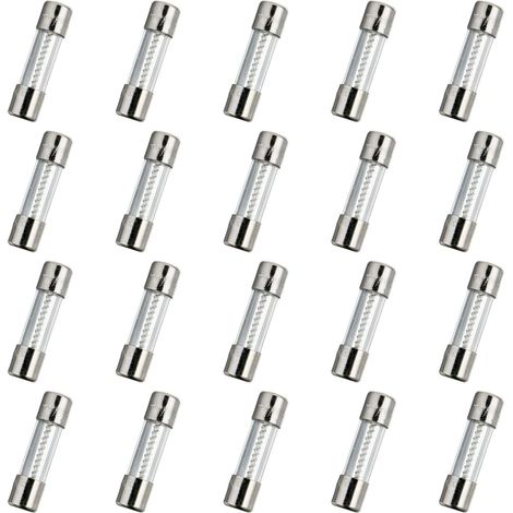 T5AL250V 20pcs 5x20mm slow melting glass fuse 5A 250V 0.2 x 0.78 inch delay fuse (1/4)