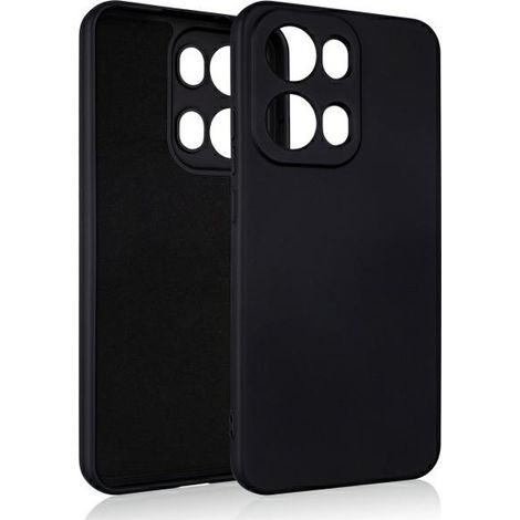 Custodia in silicone Beline per Oppo Reno 13 Pro, nera (1/3)