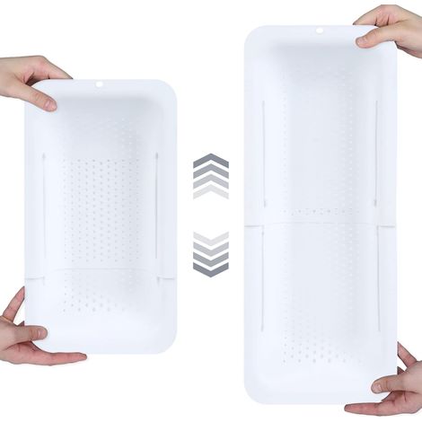 1 Passoire Extensible Évier 37-50cm Drainage Rapide Sans BPA Pour Légumes Pâtes Cuisine (1/5)