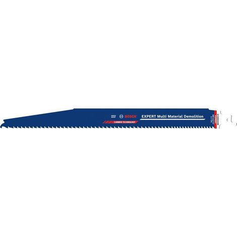 BOSCH Säbelsägeblatt Wood Metal Demolition S 1267 XHM Länge 300 mm Breite 25 mm5 mm S-Schaft 10 Stück / Karte (1/2)