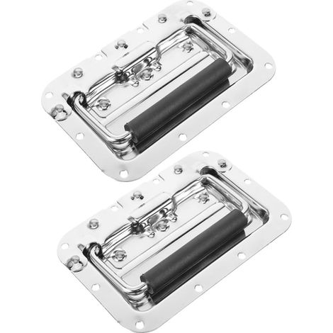 Metallgriff Elektrisch Verchromt Werkzeugkoffergriff Ersatzgriff für Schränke und Schiebetüren Robust und Praktisch für Möbel und Industrie (1/5)