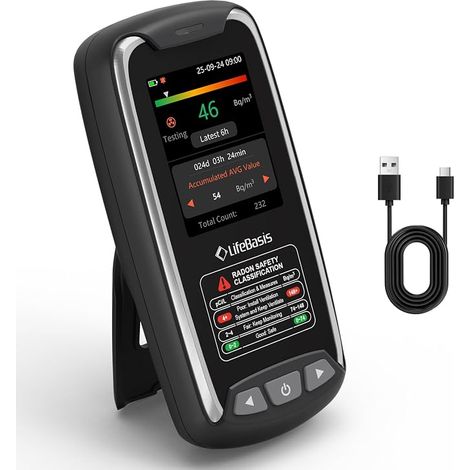 Rechargeable Radon Detector with TFT Colour Display (1/5)