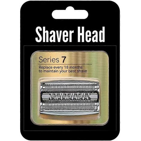 Ersatz-Scherkopf für Braun Series 7 Rasierer (720cc, 730cc, 735s, 750cc, 760cc und 790c) - 1 Stück (silberfarben) (1/5)