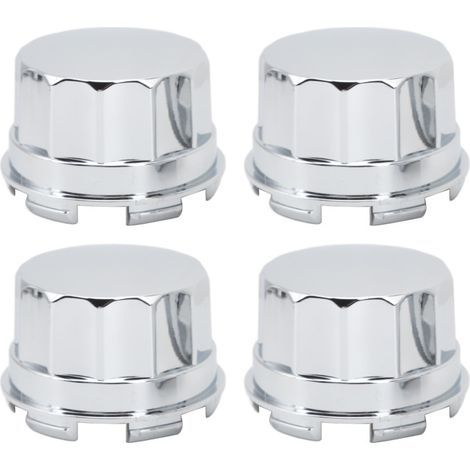 Beyamis Lot de 4 enjoliveurs anti-poussière pour jantes de quads, karts et quads (110 cc, 125 cc, 250 cc), en plastique à tête plate. Protection efficace contre la poussière. (1/5)