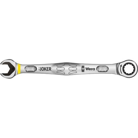 Llave mixta con trinquete Wera Joker plateada 159 mm acero