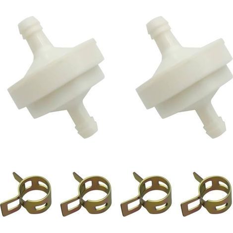 6mm Kit Filtre Essence 1/4" pour Briggs & Stratton 691035 493629 84001895 Toro Craftsman MTD Kawasaki FH430V Tondeuse Mini Moto Quad + Colliers (1/5)
