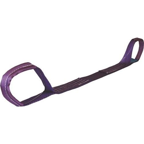 TECWERK Hebeband DIN EN 1492-1 L.3m violett Tragf.einf.1000kg TECWERK