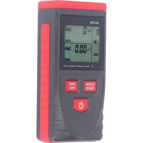 Détecteur de rayonnement électromagnétique EMF haute précision avec écran LCD pour appareils électriques (1/5)
