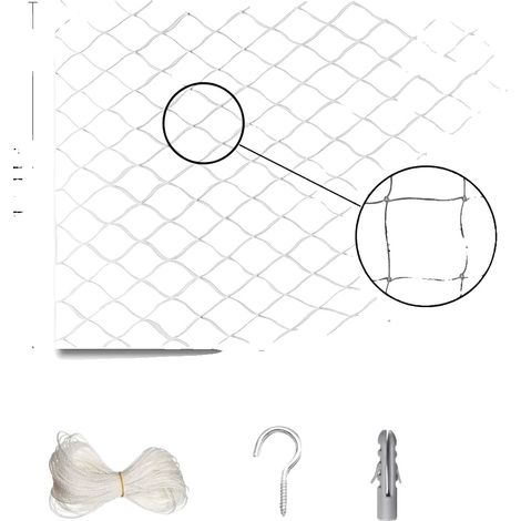 Rete di sicurezza per gatti, trasparente, facile da installare, 3x10 m (1/2)