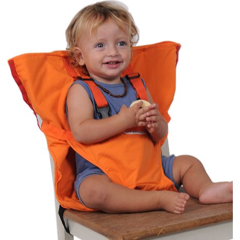 1 Ceinture de sécurité pour chaise bébé, réglable, lavable en machine, pliable, compatible chaises hautes et basses (1/5)