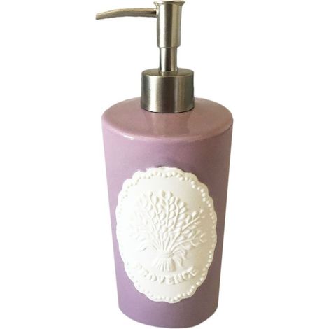 Distributeur à savon violet Provence