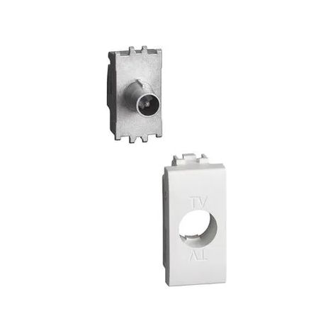 TICINO N4202P14N - Presa Coassiale Passante BTicino LivingLight TV 14dB Bianca