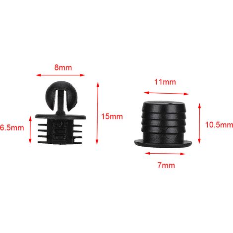 10 Paires de Fixations pour Grille de Haut-parleur, Couverture en Filet et Attaches Rapides pour Enceinte (1/5)