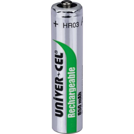 Pile Aaa Rechargeable Univercel Accumulateurs Hr03 1.2v, Lot De 2 - Univercel