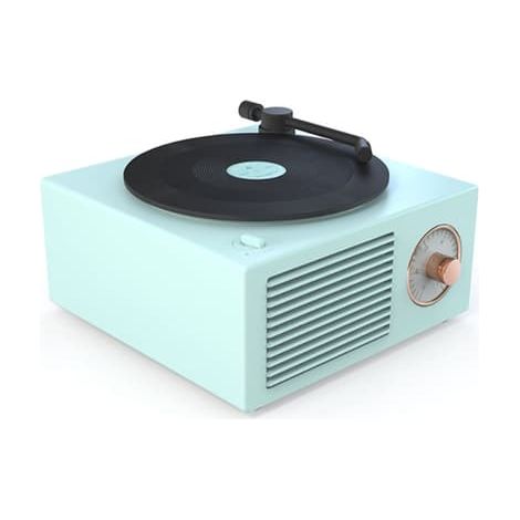 Mini-platine vinyle Bluetooth rétro avec haut-parleur intégré (1/5)