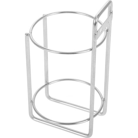 Porte-bouteille et porte-gobelet mural en acier inoxydable pour bureau (1/5)