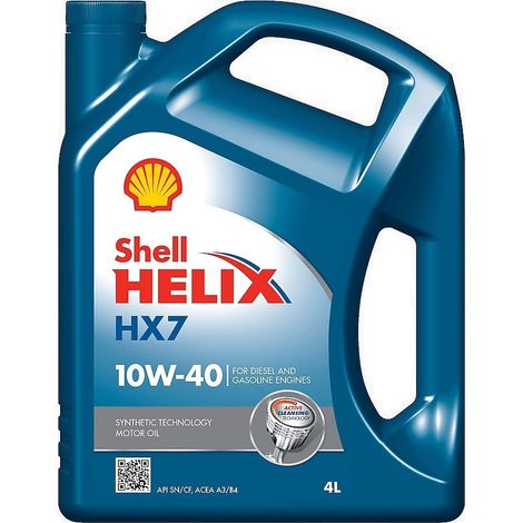 OLIO MOTORE SHELL HELIX HX7 10W40 4L A3/B4.