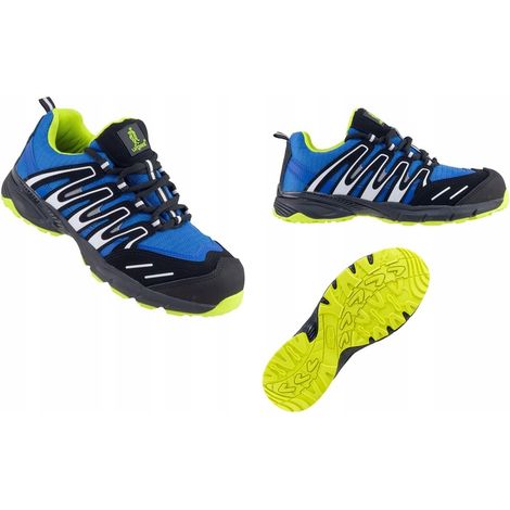 LEICHTE, SPORTLICHE Arbeitsschuhe, ATMUNGSAKTIVE Schuhe 242 S1 mit Zehenkappe, Größe 43