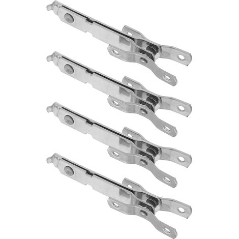 Lot De 4 Limiteurs D'Ouverture Pour Fenêtres En Baie Verrous De Sécurité En Acier Inoxydable Fixations Pour Fenêtres À Battants
