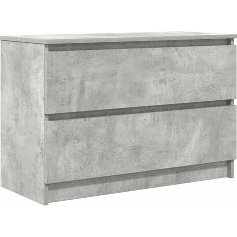 Maison Exclusive - Meuble TV gris béton 80x35x54 cm bois d'ingénierie
