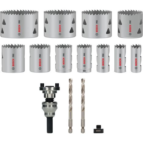 Bosch PRO Multi Material Hole Saw Set Q-Lock Arbor 15pcs 2608901548 (1/5)