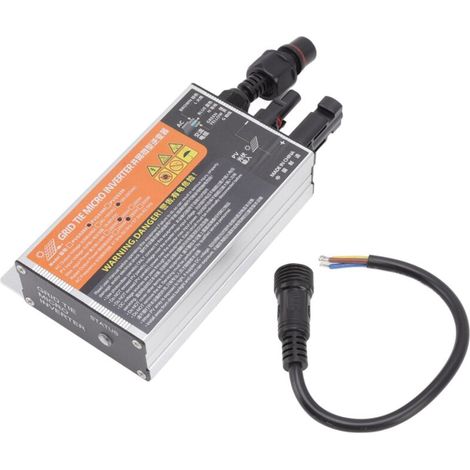 Power Inverter, Grid-Tied Inverter 300W 350W 600W Stackable DCDC 18–60V PV Input MPPT Pure Sine Wave Micro-inverter, Stackable Grid-Tied MPPT Pure Sine Wave Inverter (300W) (1/5)