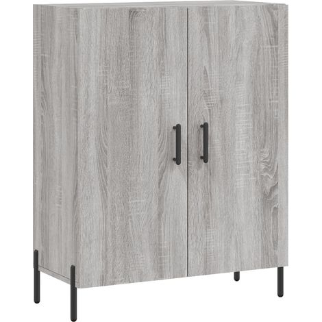 Aparador cómoda cómoda armario mueble organizador cocina salón salón Sonoma 69,5 x 34 x 90 cm madera contrachapada gris 020036497 (1/5)