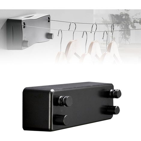Retractable Clothes Line Wall Mounted Indoor Outdoor 2 x 5.2 m (1/5)