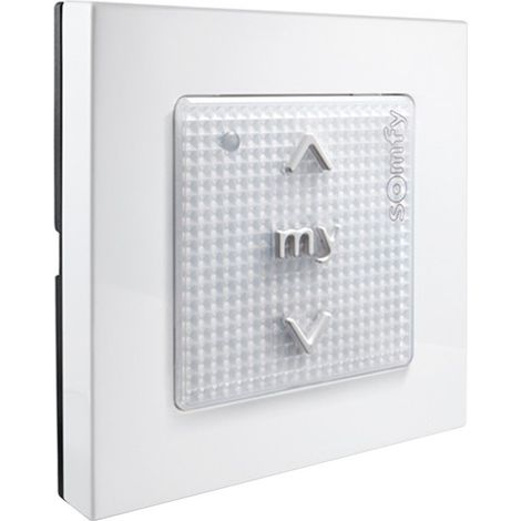 Télécommande murale Somfy Smoove RTS – 3 canaux – Alimentation par piles 3V – Fréquence 433.420 MHz – Ergonomique et conviviale