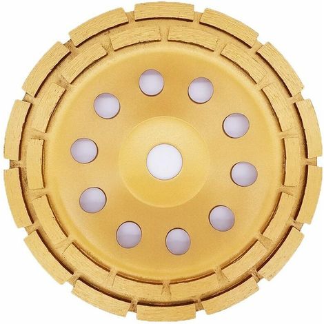 Meule diamantée 180 x 22 mm - Meule diamantée turbo pour béton, granit, pierre, marbre, maçonnerie, brique, etc. (1/5)