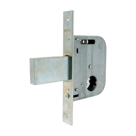 SERRATURA CANCELLO INFILARE 073454 WELKA  B.Q ZINC F.MM 22 M1,5+POM E.MM 45 C.MM 72