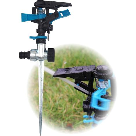 Garden Sprinklers, Automatic Lawn Sprinkler 360 Degree Rotary Sprinkler Water Sprayer Adjustable Lawn Sprinkler Irrigation Sprayer for Lawn Garden Plants Children Playing (1/5)