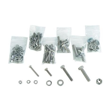 Surtido de tornillos na 838523 250 piezas acero inoxidable