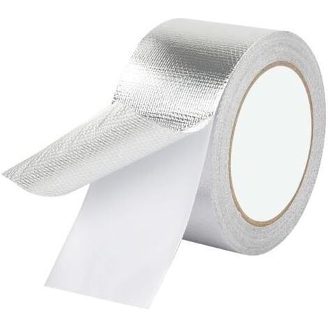 Nastro adesivo Nastro di Alluminio foglio di Alluminio per Sigillare, 50mm x 20m Nastro di Alluminio Adesivo Per La Riparazione, Tubi, 1 Rotolo (1/5)