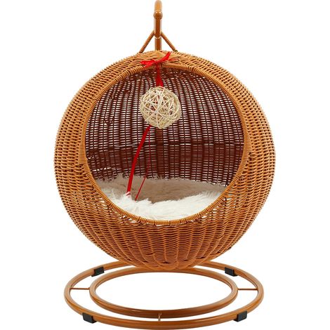 Cama para gatos, diseño colgante, materiales duraderos, madera. (1/2)