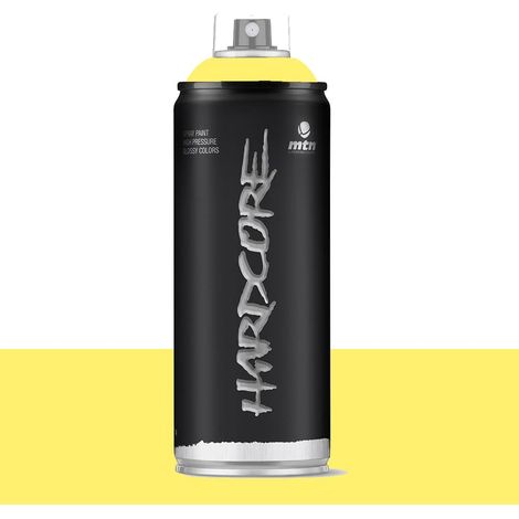 Bombe de peinture aérosol MTN Hardcore Jaune fiesta (RV-20) 0,4 L (1/3)