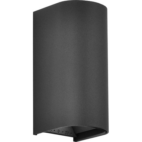 V-TAC Applique LED da Esterno 12W Cilindrica Nera Up Down CCT Regolabile IP65 24349 (1/5)