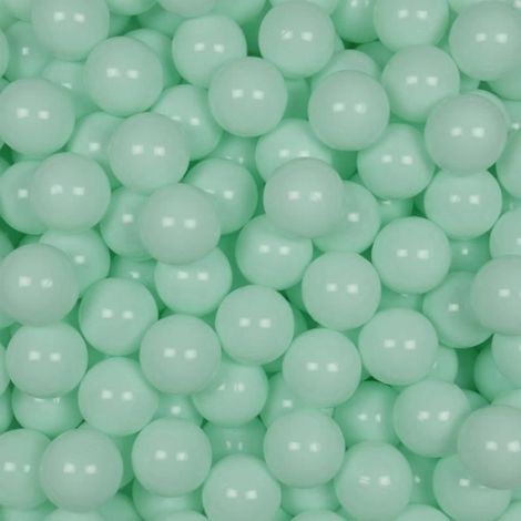 Balles De Piscine - 200 Pièces - Polyéthylène Souple - Pour Jeux Aquatiques Et Trampoline - Menthe Clair (1/3)