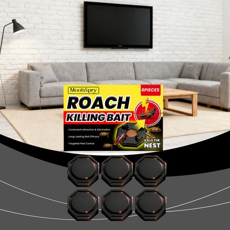 Cockroach traps for kitchens, easy to use in cabinet corners - 6 pieces -- BIEMMEDUE (1/5)