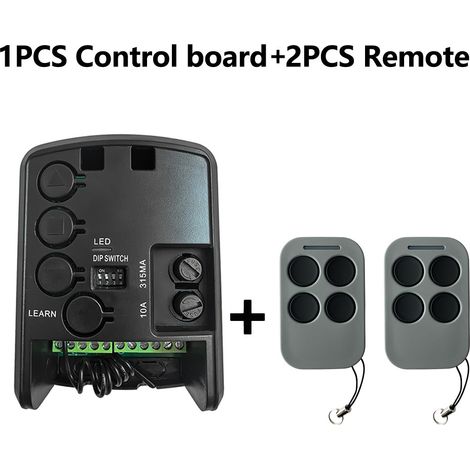 Accessoire pour automatisation et domotique, équipement de commande et de sécurité pour la maison,1Control board 2RC (1/5)