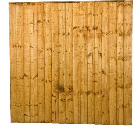 6' x 4' Feather Edge Pressure Treated Wooden Fence Panel