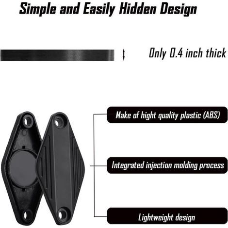 Support GPS pour Vélo, Porte Anti-Perte Compatible AirTag, Accessoire Vélo Électronique (1/5)