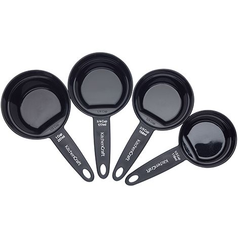 KitchenCraft Magnetic Four Piece Measuring Cup Set (1/2)