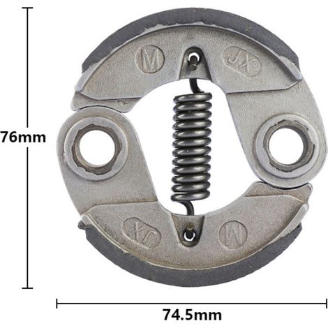 Embrayage de rechange pour débroussailleuses, facile à installer, de 7,5 cm de diamètre, fiable et durable.