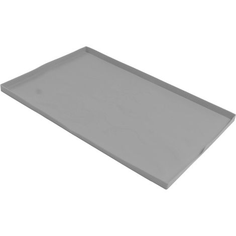 Tapis de Protection pour Plancha Blackstone, Silicone Antiadhésif, Couvre-Surface de Cuisson, 22 Pouces, Gris (1/5)